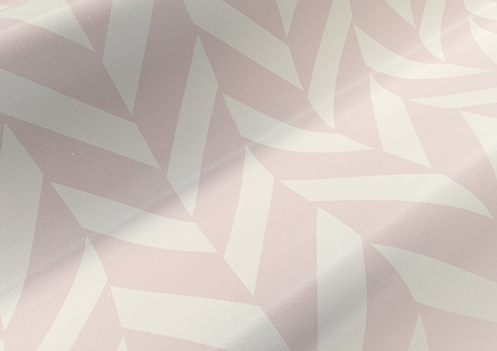 Chevron Stripe, Blush - Roman Blind - Image 4